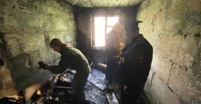 Две малолетние девочки погибли при пожаре в подмосковных Мытищах
