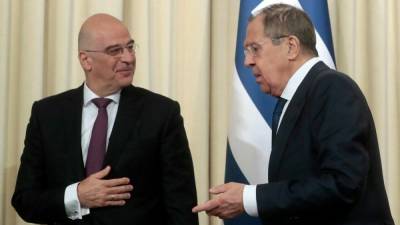 Лавров обсудит с главой МИД Греции вопросы сотрудничества