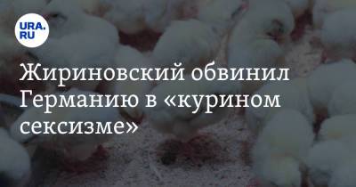 Жириновский обвинил Германию в «курином сексизме»