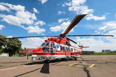 Еще один вертолет H225 Super Puma поступил на обслуживание ГСЧС