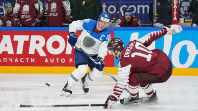 Хоккей. Латвийцы после победы над Канадой уступили Казахстану