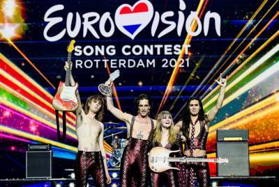 На "Евровидении - 2021" победила рок-группа Maneskin из Италии