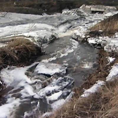 Подъем реки Туба в Красноярском крае грозит размывом дамбы