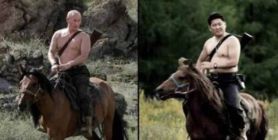 Кандидат в президенты Монголии "косплеит" Путина перед выборами