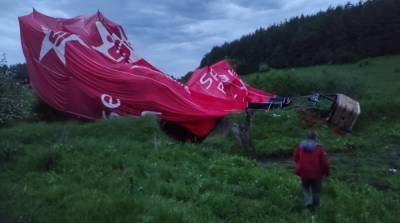 В Хмельницкой области упал воздушный шар, есть жертвы