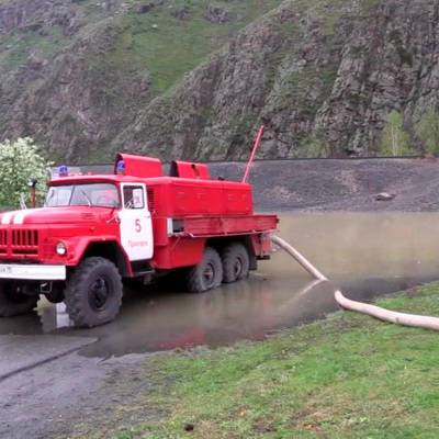 Пик паводка в Хакасии пройден, вода пошла на спад