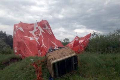 В Хмельницкой области при падении воздушного шара погиб человек
