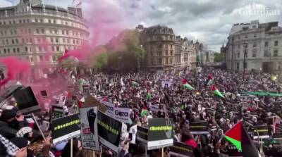 В Британии прошли акции в поддержку Палестины