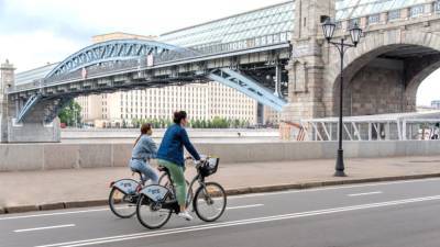 Число поездок на велопрокате в Москве с начала сезона достигло 1 млн