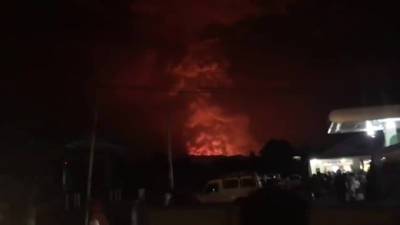 При извержении вулкана в Конго погибли пять человек