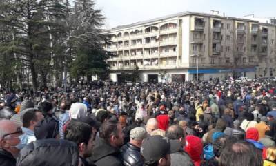 В Тбилиси пройдет акция протеста противников строительства Намахвани ГЭС