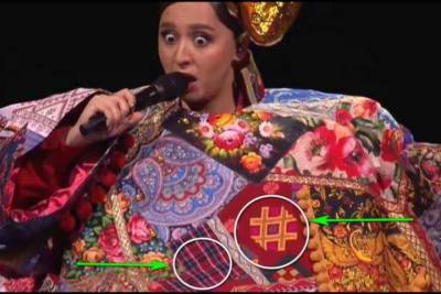 На костюме Манижи на Евровидение нашли Удмуртский орнаменты