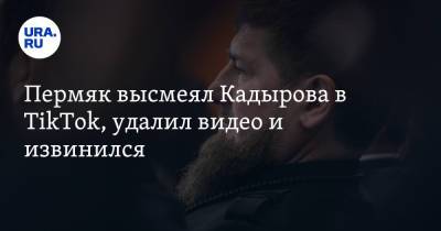 Пермяк высмеял Кадырова в TikTok, удалил видео и извинился