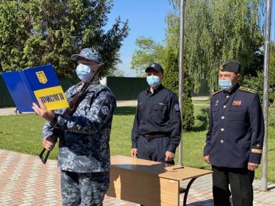Молодое пополнение Морской охраны приняло присягу на верность народу Украины