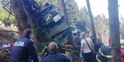 Падение кабины фуникулера в Италии на дороге Стреза-Моттароне - пострадавший ребенок скончался в больнице - ТЕЛЕГРАФ