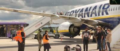 Ryanair: сигнал о бомбе на борту самолета поступил от диспетчеров из Минска