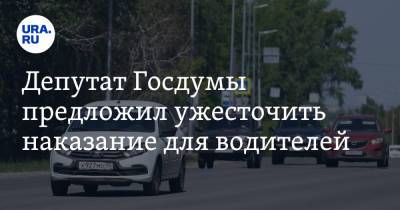 Депутат Госдумы предложил ужесточить наказание для водителей