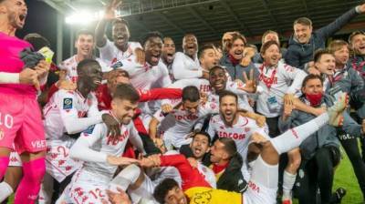 Кузбассовец Александр Головин с партнёрами по «Монако» отпраздновали возвращение в Лигу чемпионов