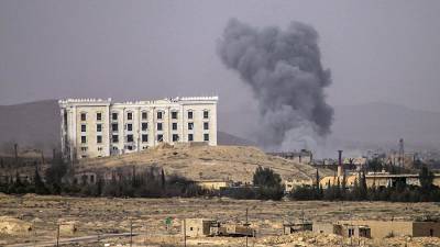 Сирийские военные отработали удар по базе «боевиков»
