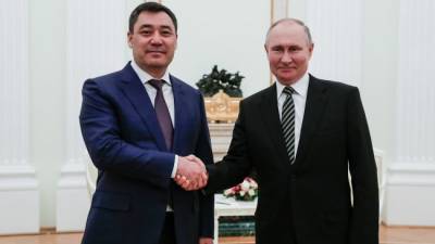 Владимир Путин примет в Москве президента Киргизии