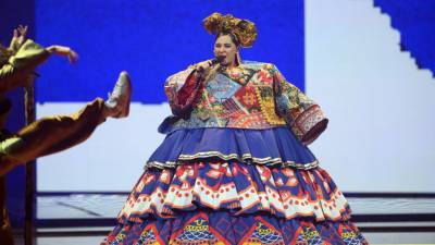 На костюме Манижи для «Евровидения» были удмуртские узоры и ткани