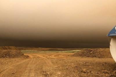 Дождь с песком из монгольских степей прошёл в Забайкальском районе