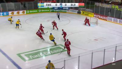 Сборная Беларуси по хоккею обыграла Швецию