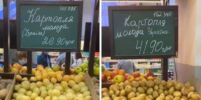 На украинских рынках картофель из Израиля, где нет чернозема, оказался на 50% дешевле местного, фото - ТЕЛЕГРАФ