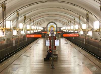 Движение на четвертой ветке петербургского метро приостановили из-за падения человека на рельсы
