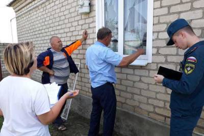 На Ставрополье крупный град повредил сотни частных домов