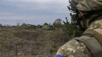 Донецк проснулся под звуки взрывов мин