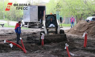 В Красноярске благоустраивают набережную Качи