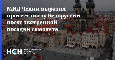 МИД Чехии выразил протест послу Белоруссии после экстренной посадки самолета