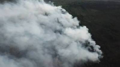 В Башкирии огнём охватило природный парк «Иремель»