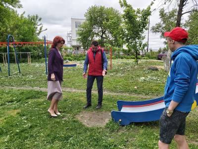 К проверке детских площадок в Рязани присоединились активисты ОНФ