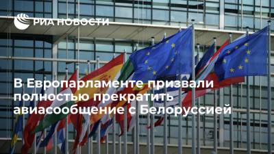 В Европарламенте призвали полностью прекратить авиасообщение с Белоруссией