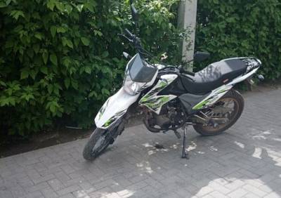 В центре Рязани задержали подростка на мотоцикле
