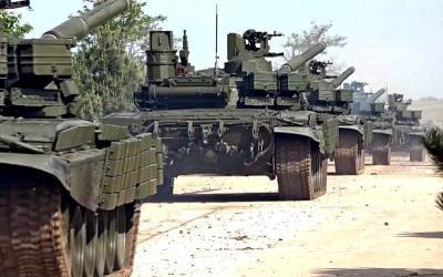 Десятки российских танков переправлены в Сербию