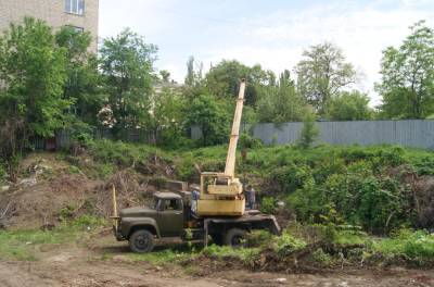 В Лисичанске на месте стихийной свалки в центре города сделают место отдыха