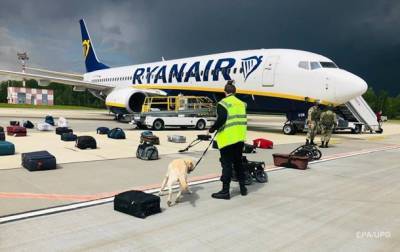 Минск рассказал об угрозах взорвать рейс Ryanair