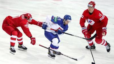 Сборная России проиграла Словакии в матче ЧМ по хоккею