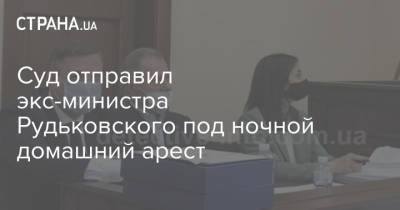 Руслан Рябошапка - Виктор Пшонка - Николай Рудьковский - Олег Семинский - Суд отправил экс-министра Рудьковского под ночной домашний арест - strana.ua - Киев