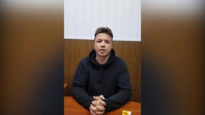 Белорусские СМИ опубликовали видео допроса Романа Протасевича