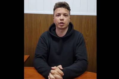 Опубликовано видео Протасевича из СИЗО в Минске: признал себя виновным