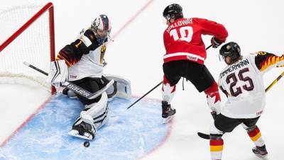 Германия одолела Канаду в матче чемпионата мира по хоккею