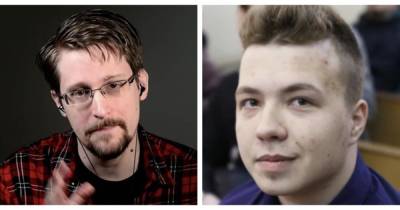 Бывший агент ЦРУ Эдвард Сноуден назвал возмутительным задержание Протасевича