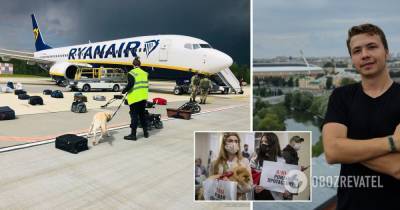 Протасевич - пассажиры Ryanair рассказали, как вел себя журналист в самолете