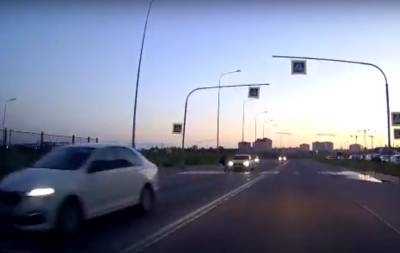 Иномарка сбила пешехода в Кудрово