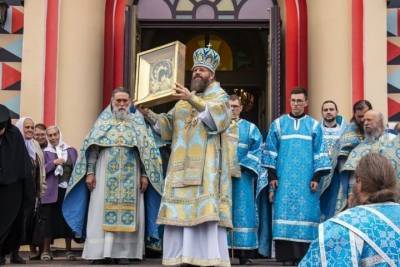 В Тамбов привезли чудотворный образ Казанской Вышенской иконы Божией Матери