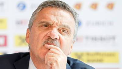 Глава IIHF Фазель осудил замену государственного флага Белоруссии